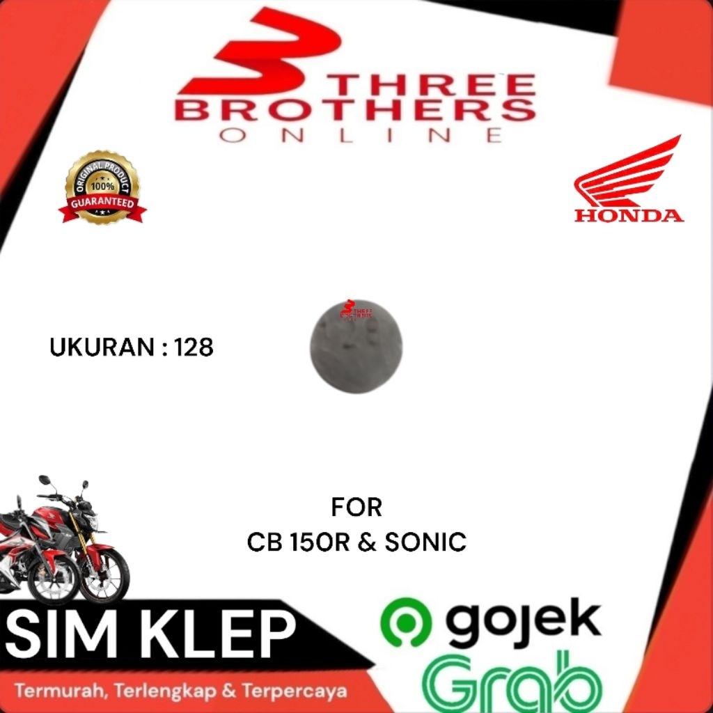 Shim sim klep cb 150 cbr sonic ukuran 128,190,252,180 original hgp