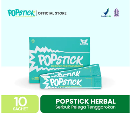 

Popstick Herbal Serbuk Batuk dan Tenggorokan Popstick Serbuk Herbal - 10 Sachet