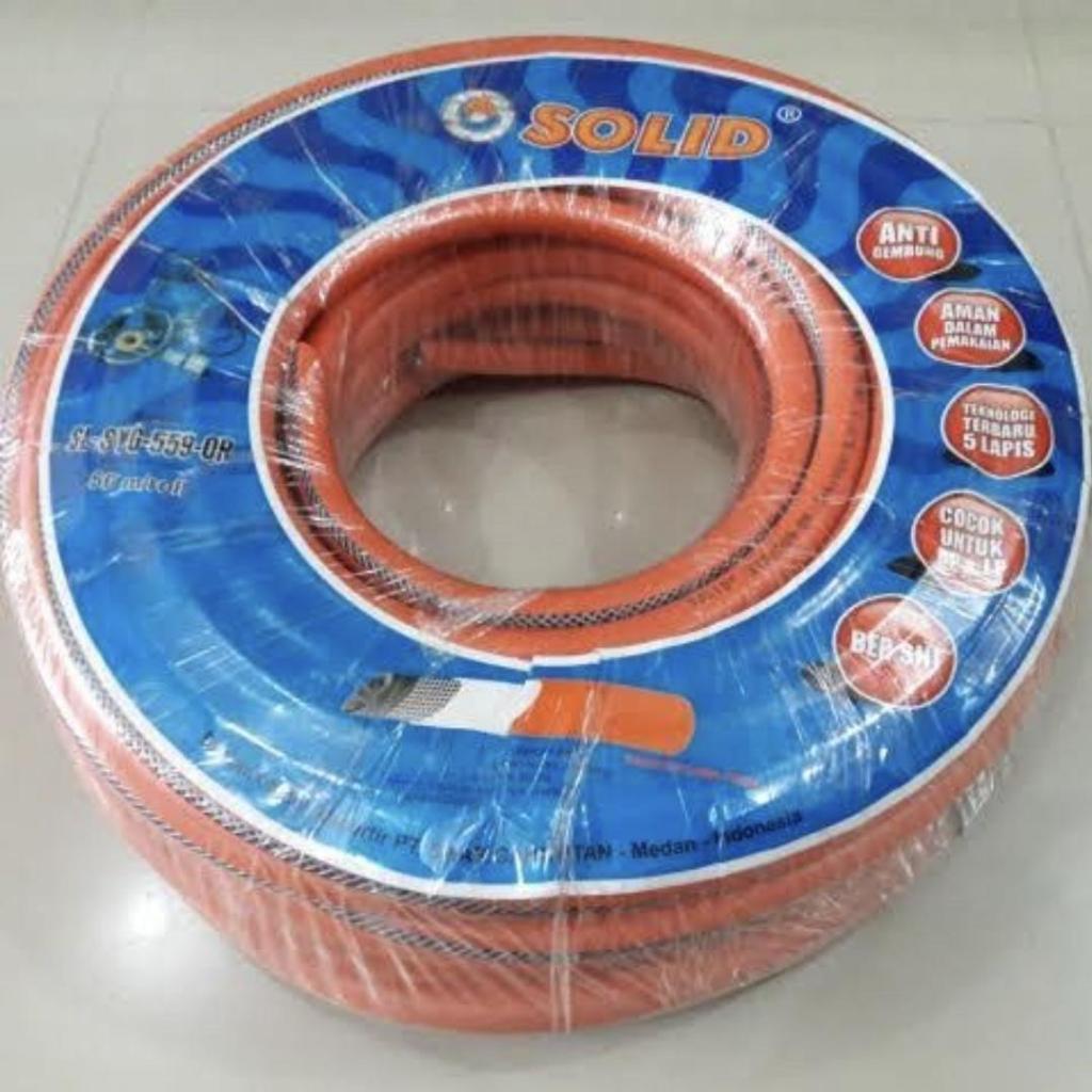 Selang Gas LPG merk SOLID meteran Selang Kompor Gas