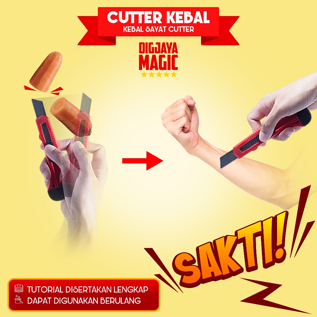 

ALAT SULAP KEBAL PISAU CUTTER - DIGJAYA MAGIC