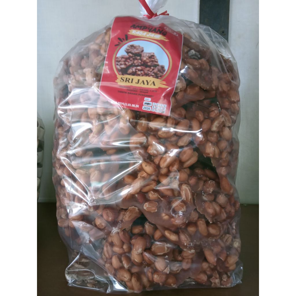 

ampyang kacang 250gr,500gr(Snack kiloan)