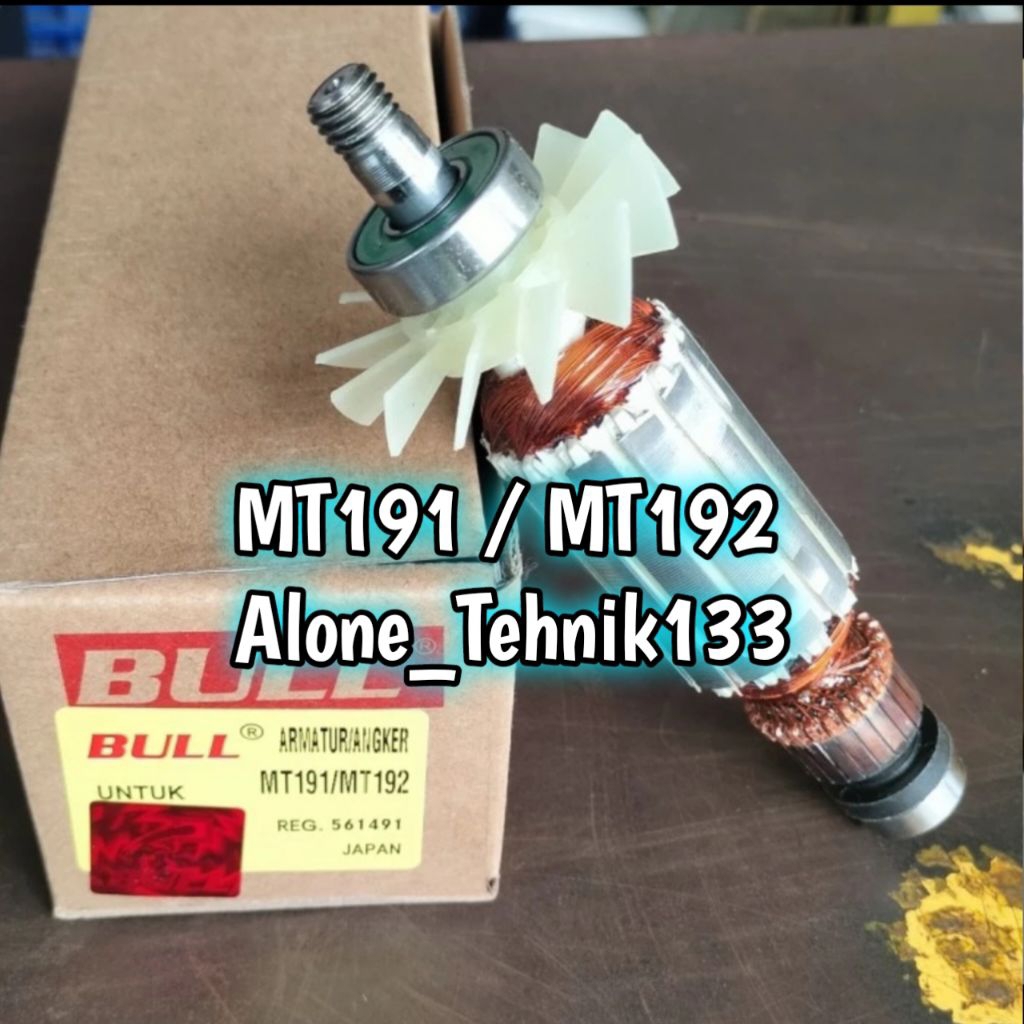 ARMATURE MT191 / MT192 MAKTEC MESIN PLANER - ANGKER ROTOR PASAH MT191 MT192 ARMATURE MESIN PLANER MT