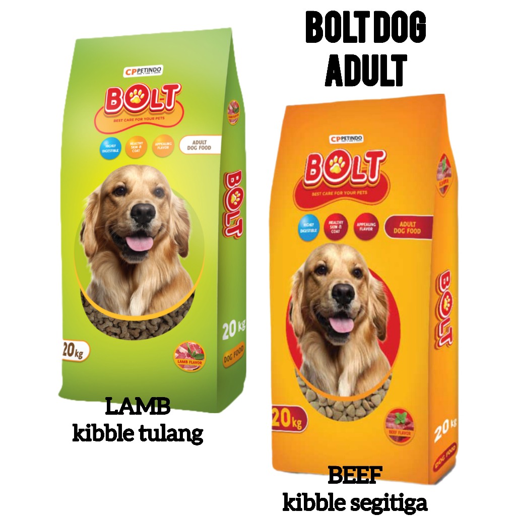 Nobira98 Bolt Dog 1Kg / Bolt Pakan Anjing