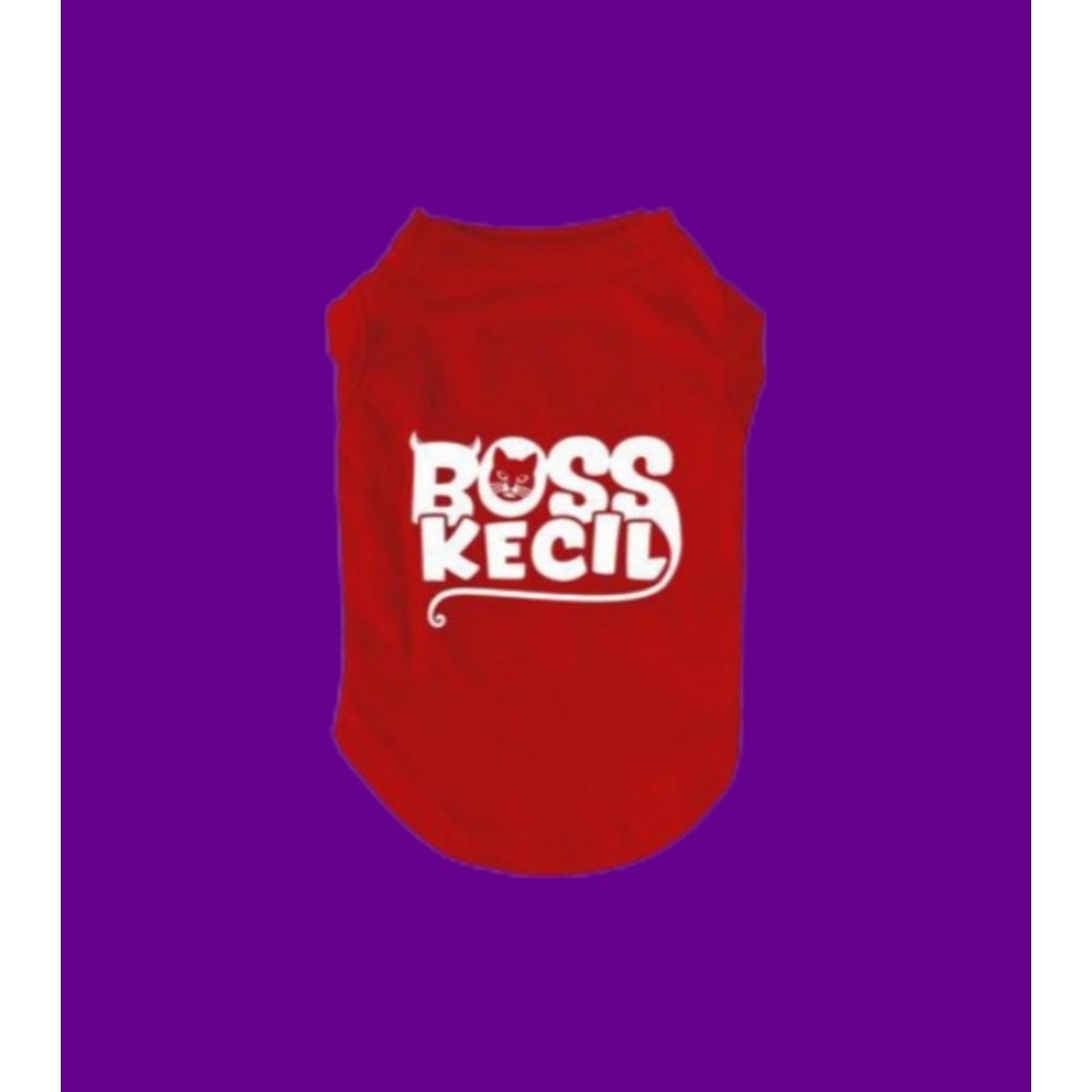 BAJU KUCING BOSS KECIL