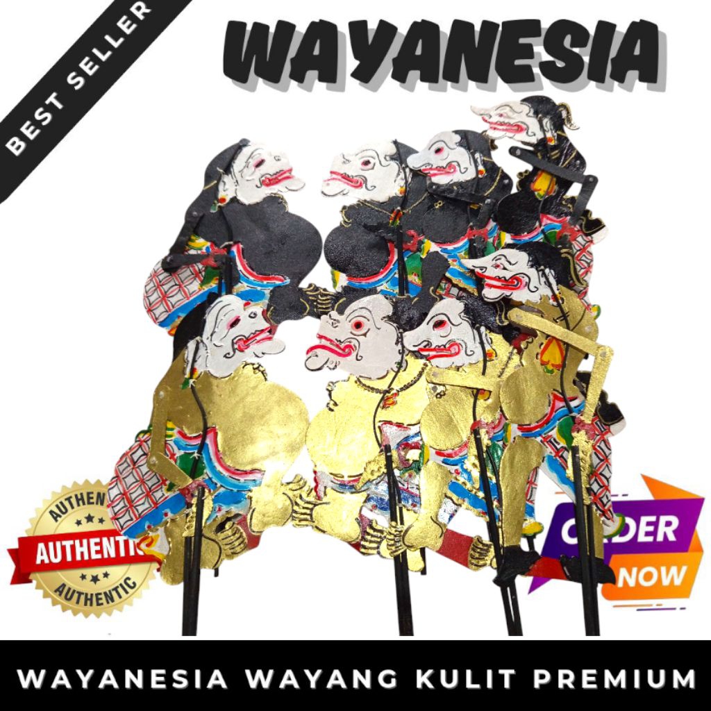 Paket Murah PUNOKAWAN/punakawan Wayang Kulit Sapi Mainan