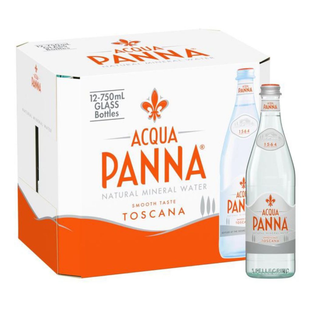 

ACQUA PANNA NATURAL MINERAL WATER BOTOL GLASS 750 ML