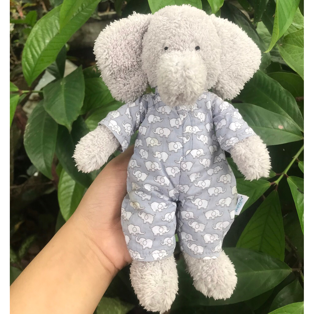 boneka JELLYCAT, boneka gajah lucu jellycat