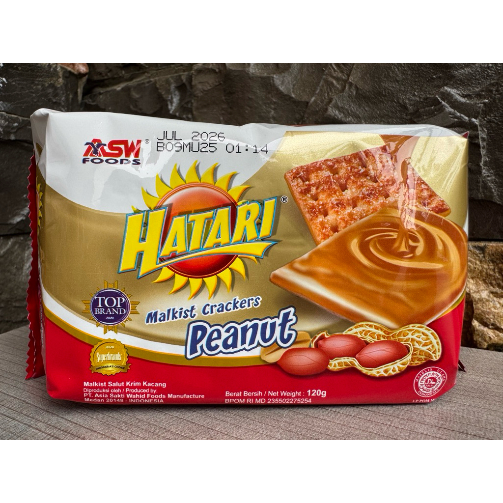 

Hatari Malkist crackers rasa kacang - Hatari Malkist Peanut