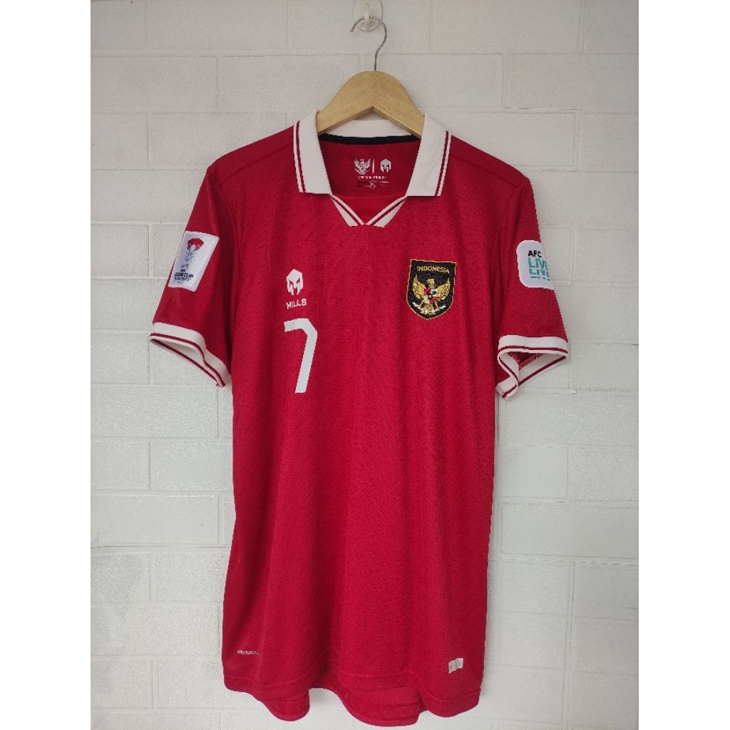 Jersey Timnas Indonesia Home 2022 Original Player Issue Full Kits