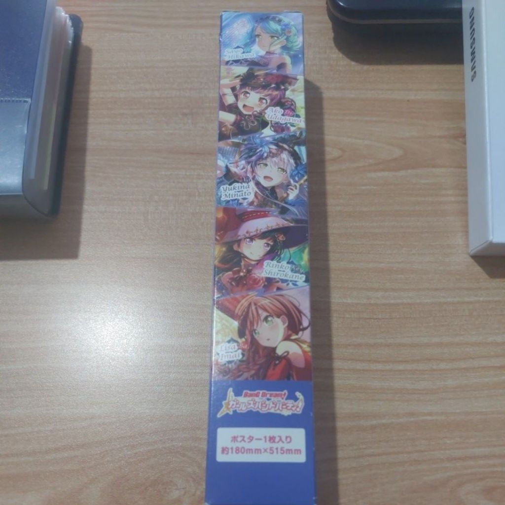 Official Poster kertas Bang Dream Bandori Roselia Minato Yukina Sayo Hikawa Ako Udagawa Imai Lisa Ri