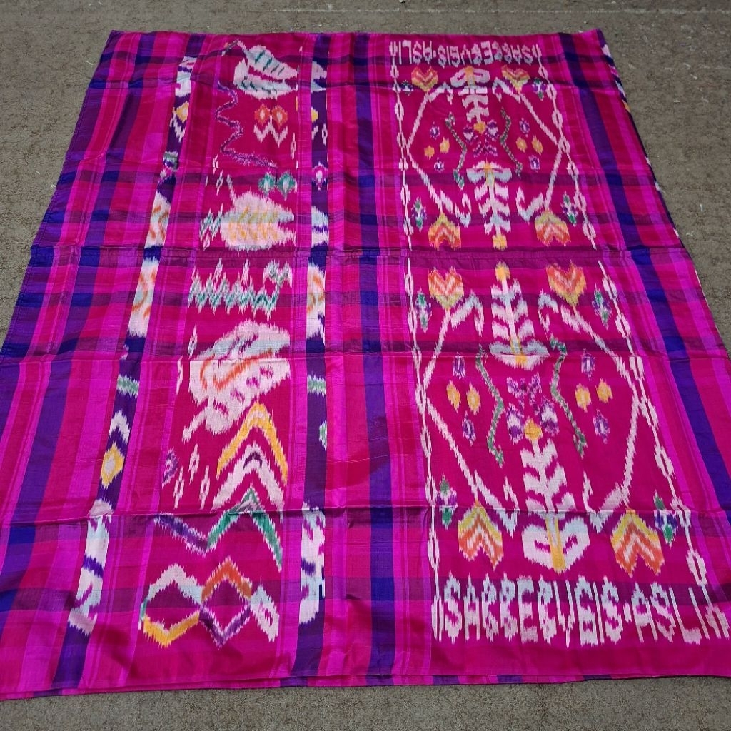 SARUNG MANDAR SABBE BUGIS ASLI ORIGINAL 100% FULL SUTRA Tenun no.1 sarung laki-laki dewasa terlaris 