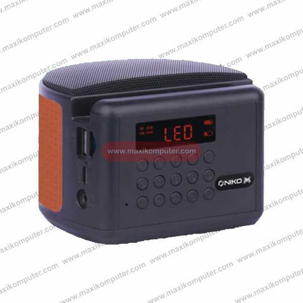 [HOT SALE] Speaker NIKO JS AQ - MINI tapi BASS GANDA | Bluetooth TWS + LED Display