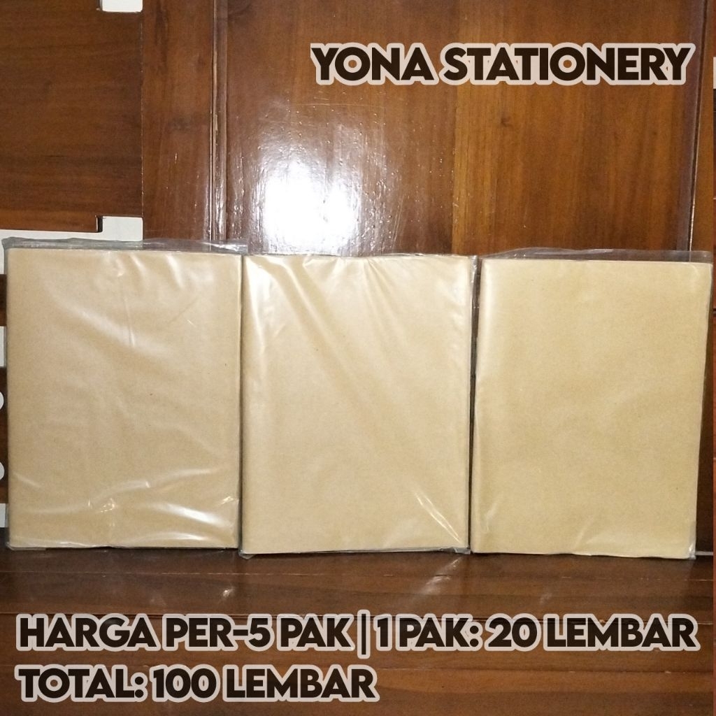 

Sampul Coklat Polos Boxy | Harga Per-5 Pak | 1 Pak: 20 Lembar | Total 100 Lembar