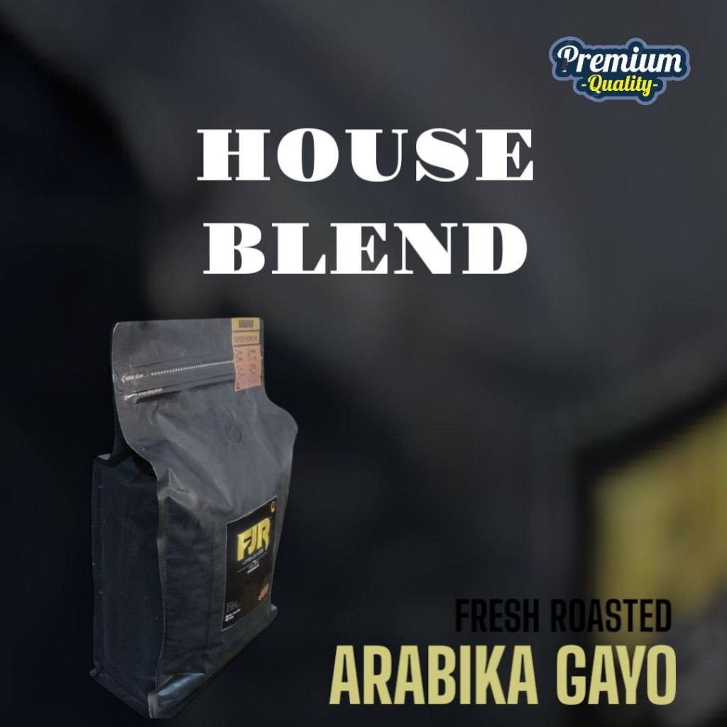 

HOUSE BLEND Kopi Susu Espresso House Blend Arabika Gayo Varian 1kg-200gram