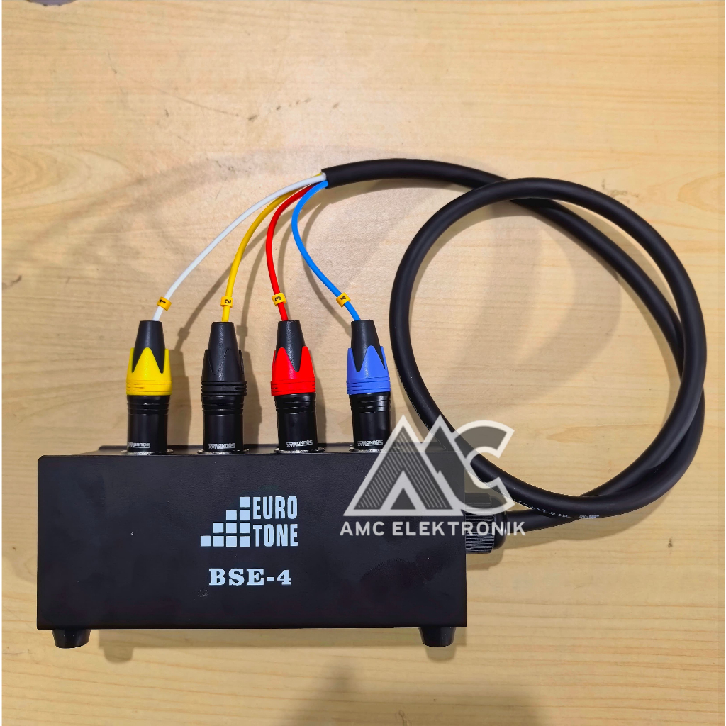 Snake Kabel 4ch ET4 + Stage Box EUROTONE Dan Jack CANPN MALE SOUNDMAX ( SNAKE BOX 4 CH )