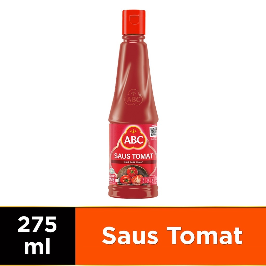 

[oddsolshop] pekanbaru/ABC Saus Tomat Kaya Rasa Tomat Botol 275ML Tomato Sauce Bumbu Masak Instan