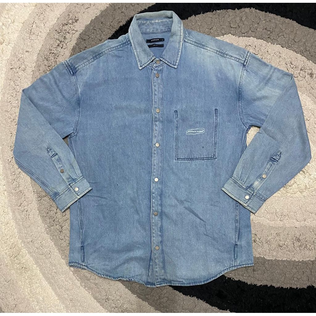 Jaket/Tunik Jeans wanita biru muda Andew (0203250150037)