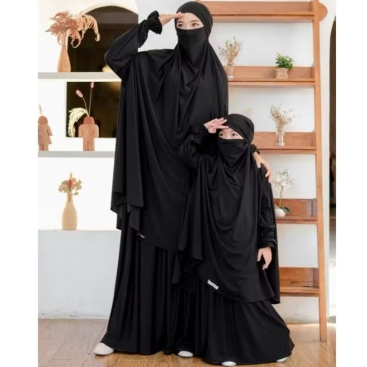 couple ibu dan anak khadijah set