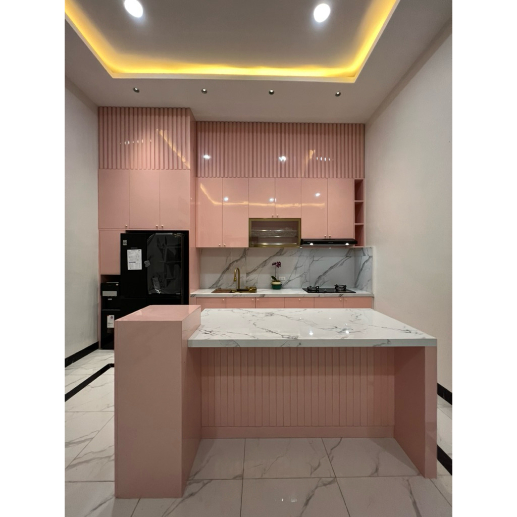 KITCHENSET | KITCHENSET CUSTOM | KITCHENSET MODERN MINIMALIST | KITCHENSET PINK