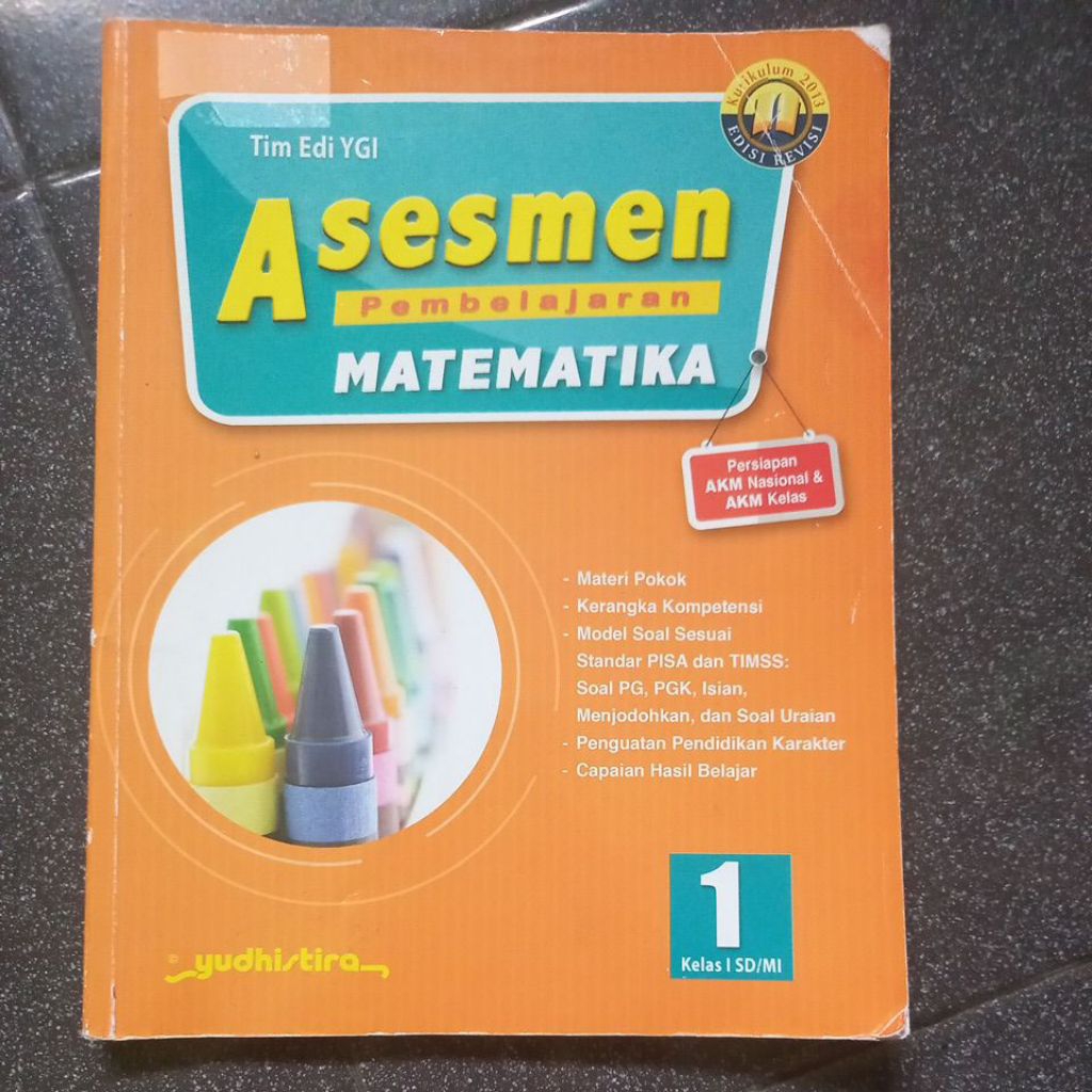 Buku Asesmen Matematika Kelas 2 SD Yudhistira