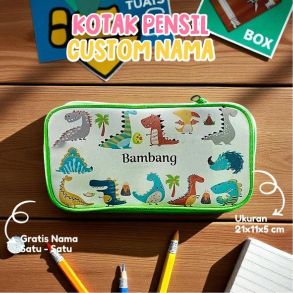 

Pencil Case Anak Custom / Kotak Pensil Souvenir / Ulang Tahun Anak / kotak pensil souvenir ultah anak
