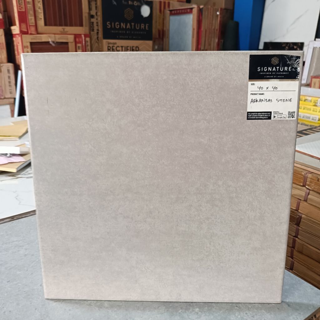 Keramik lantai 40x40 Arkansas stone signature