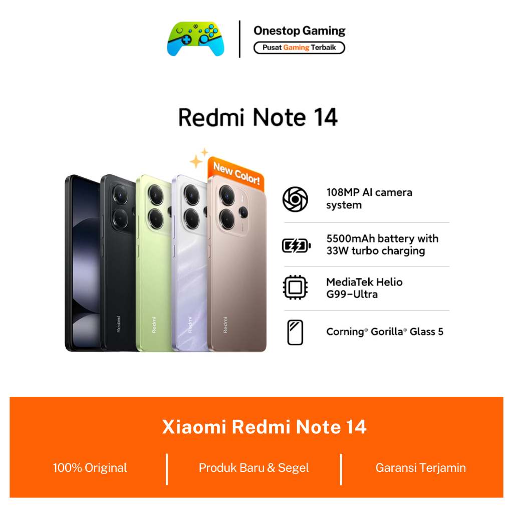 Xiaomi Redmi Note 14 | Xiaomi Redmi Note 14 5G Garansi Resmi