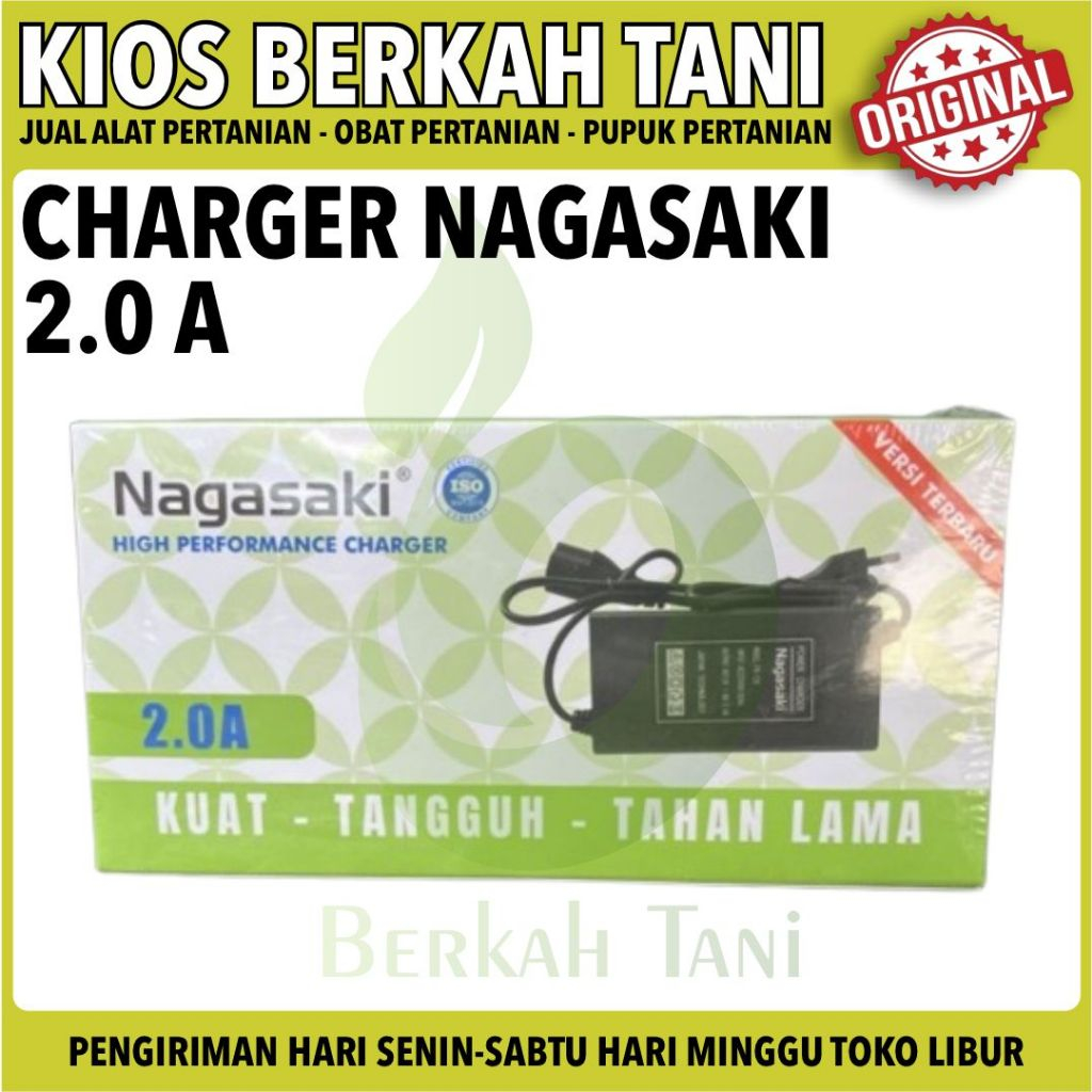 Cas sprayer NAGASAKI charger sprayer elektrik 2A cas aki