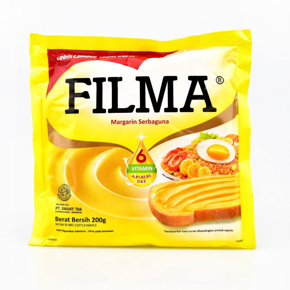 

Filma Margarin Serbaguna 200 Gram - Mentega berkualitas