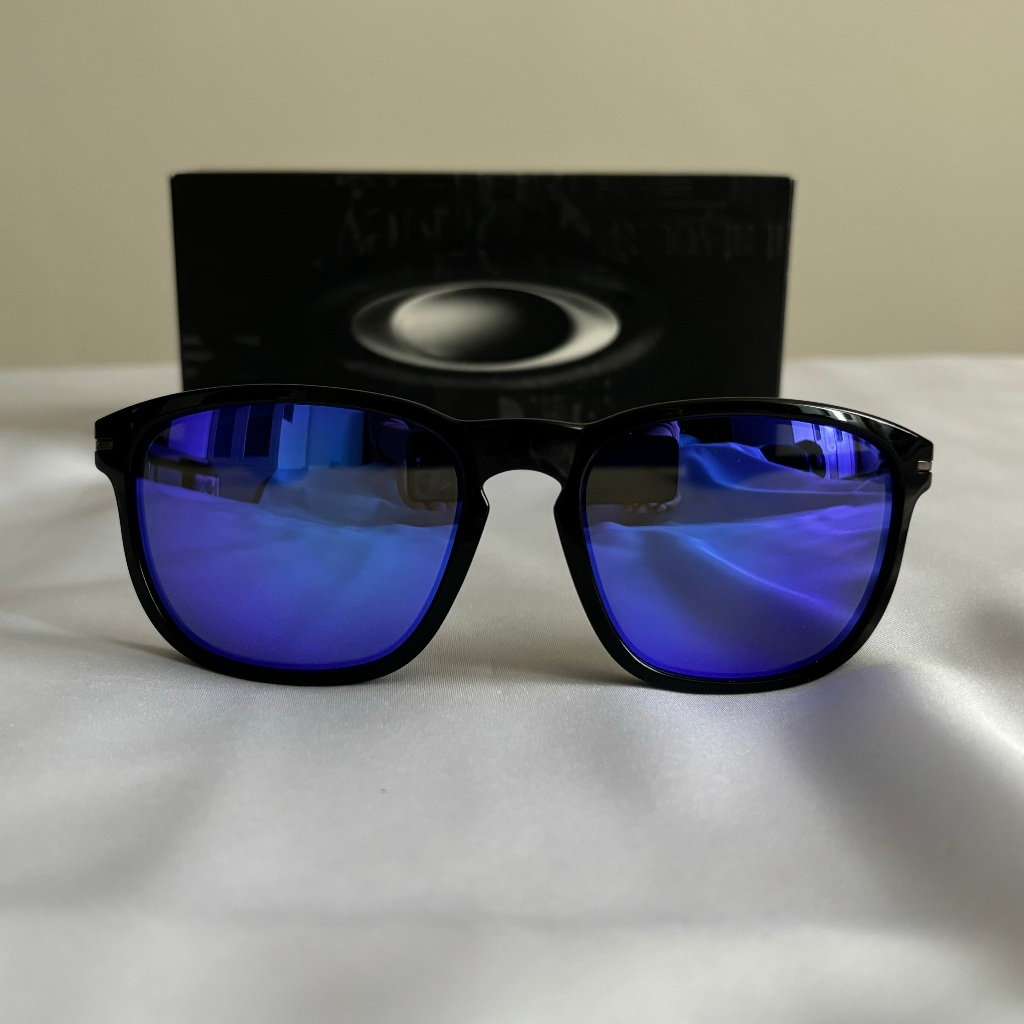 Sunglasses Oakley Enduro Black - Violet Iridium - Kacamata Hitam