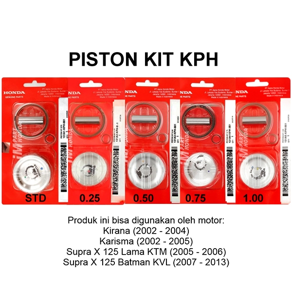 SALE  131A1-KPH-881 131A2-KPH-881 131A3-KPH-881 131A4-KPH-881 131A5-KPH-881 PISTON KIT KARISMA