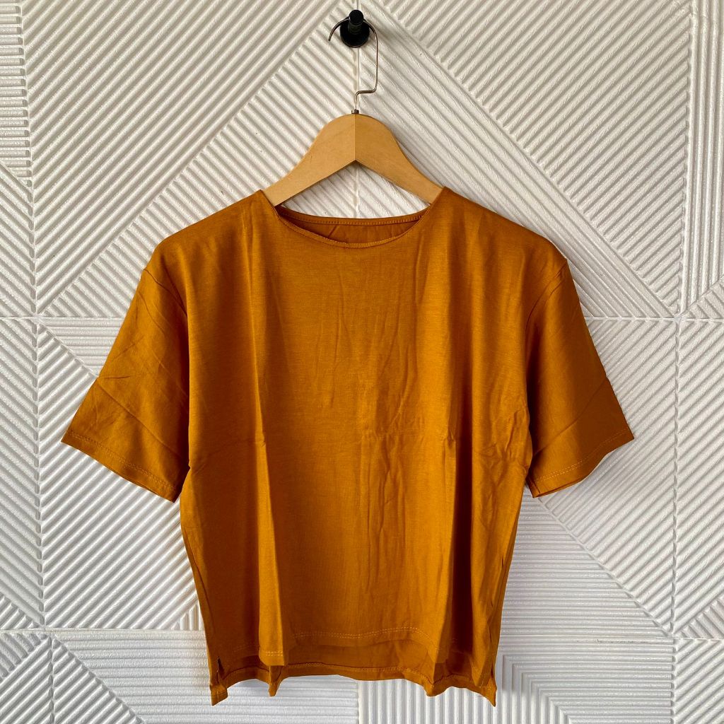 Atasan Wanita Lengan Pendek Oversize / Kaos Oblong XXL / Pakaian Wanita Ukuran Besar / T-Shirt Jumbo