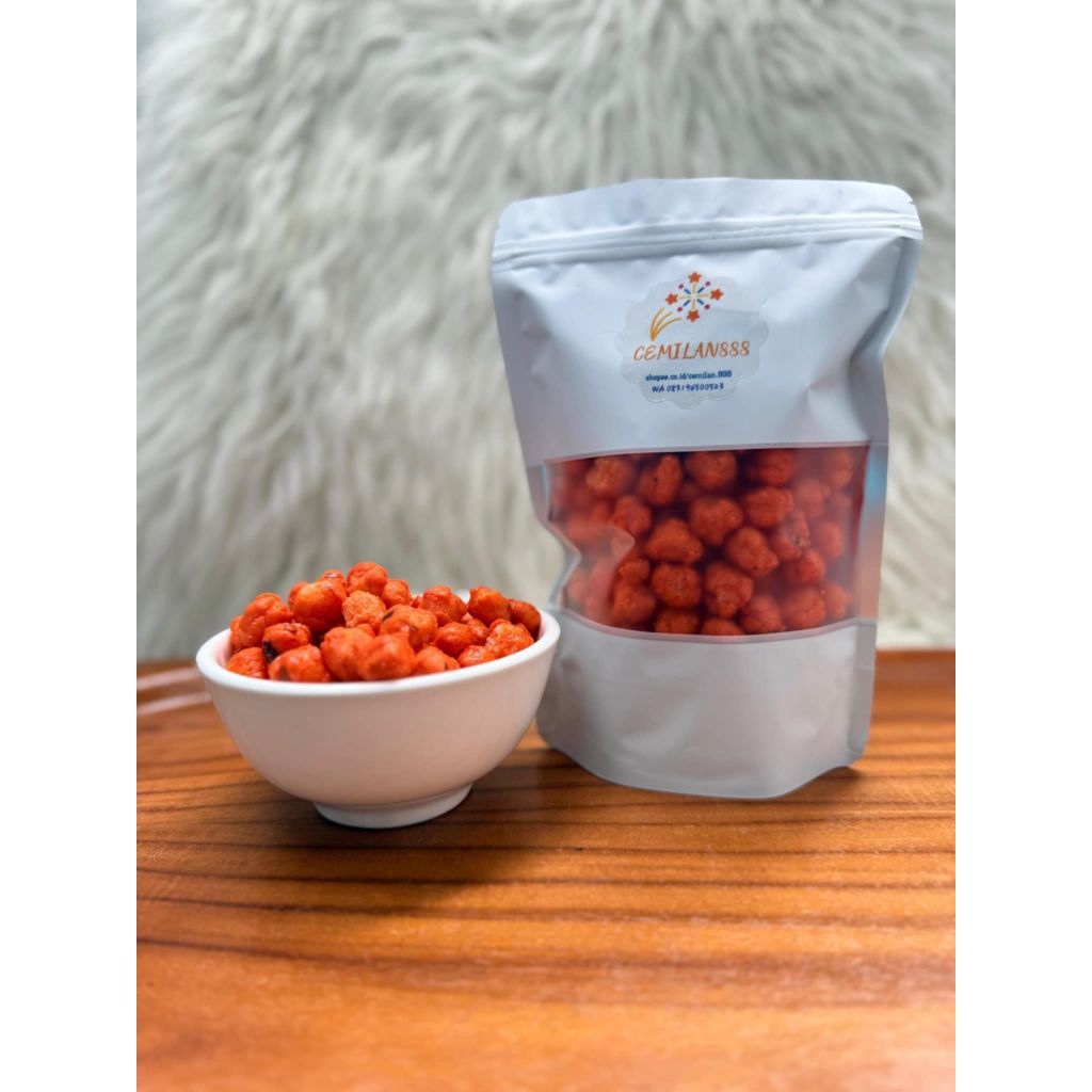 

Cemilan pilus balado pedas , snack