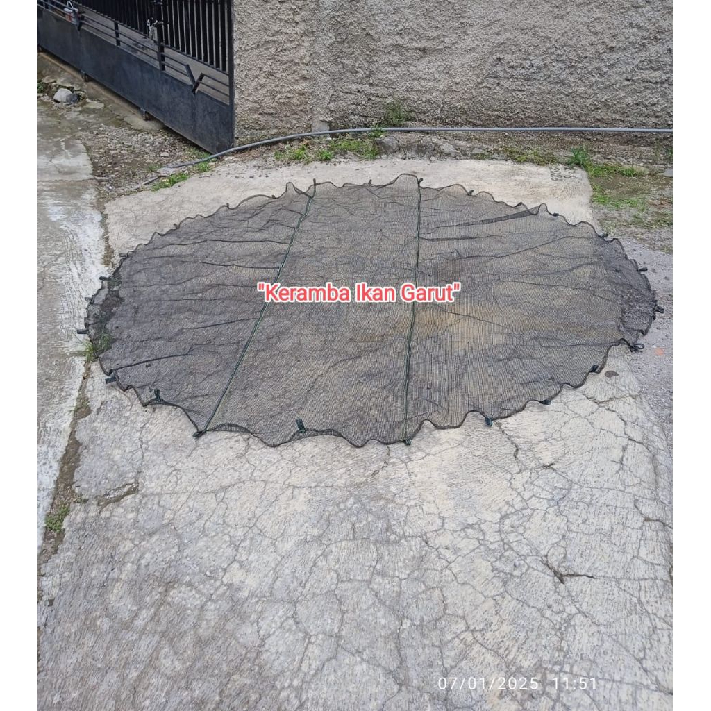 Waring jaring tutup kolam bulat D4