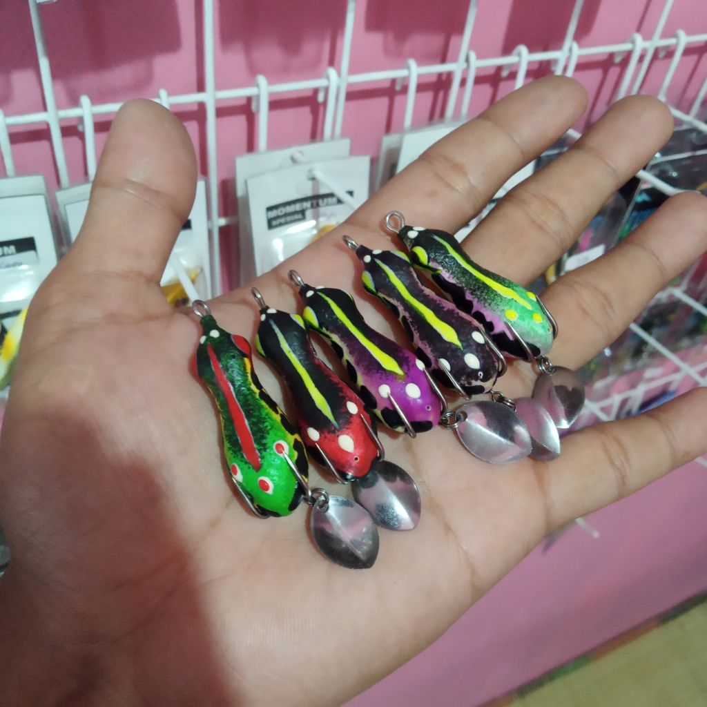 Soft Frog Dhul Lure Kimpul 4cm Hook VMC