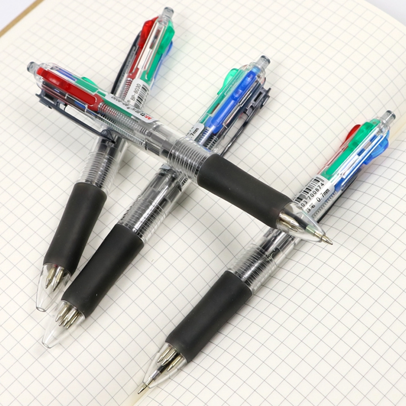 

Pulpen M&G 4 Warna dalam 1 – Black/Blue/Red/Green | 0.7mm Retractable Grip