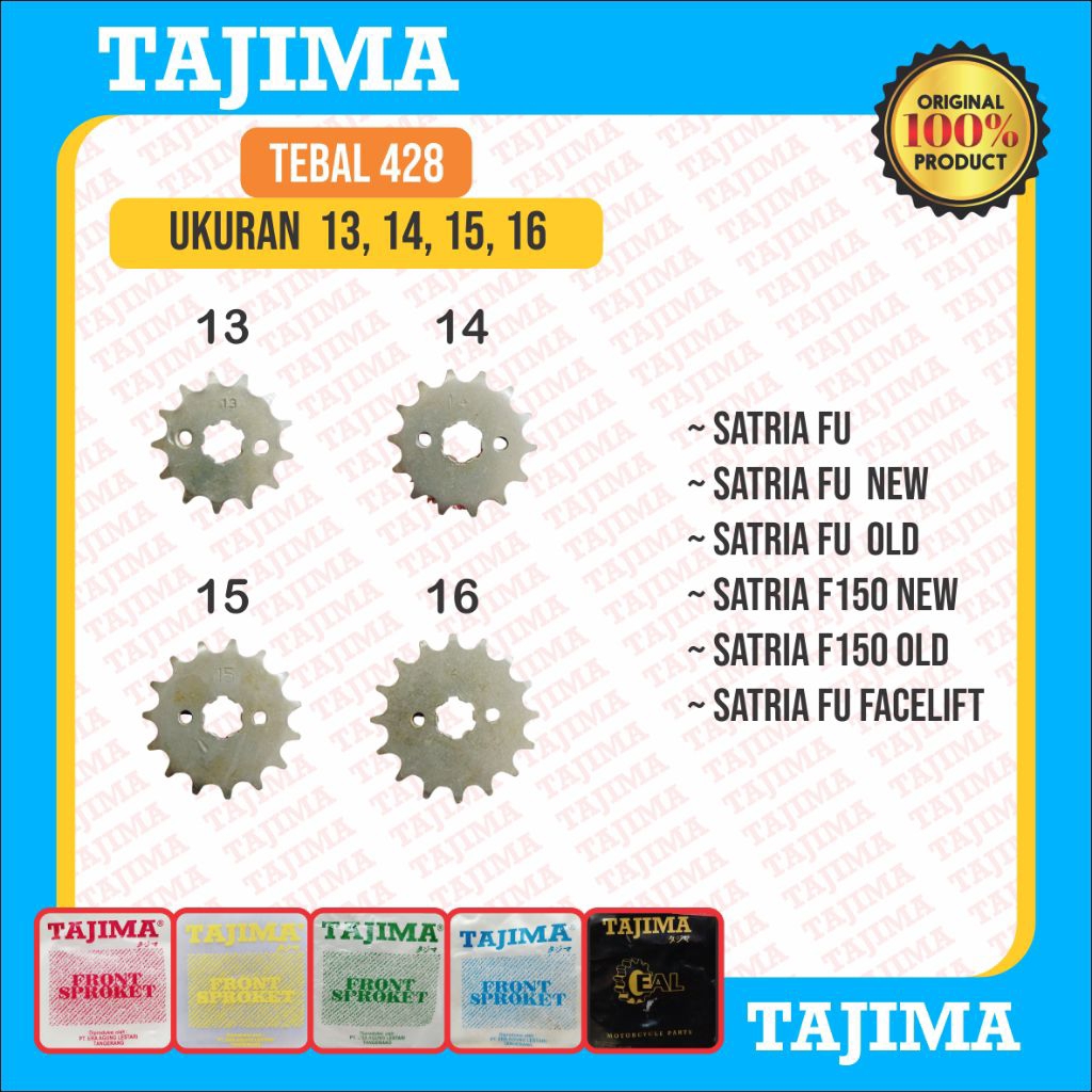 gir ger depan Satria fu 150 / GSX 150 / Satria fu 150 new 428 - 12,13,14,15,16