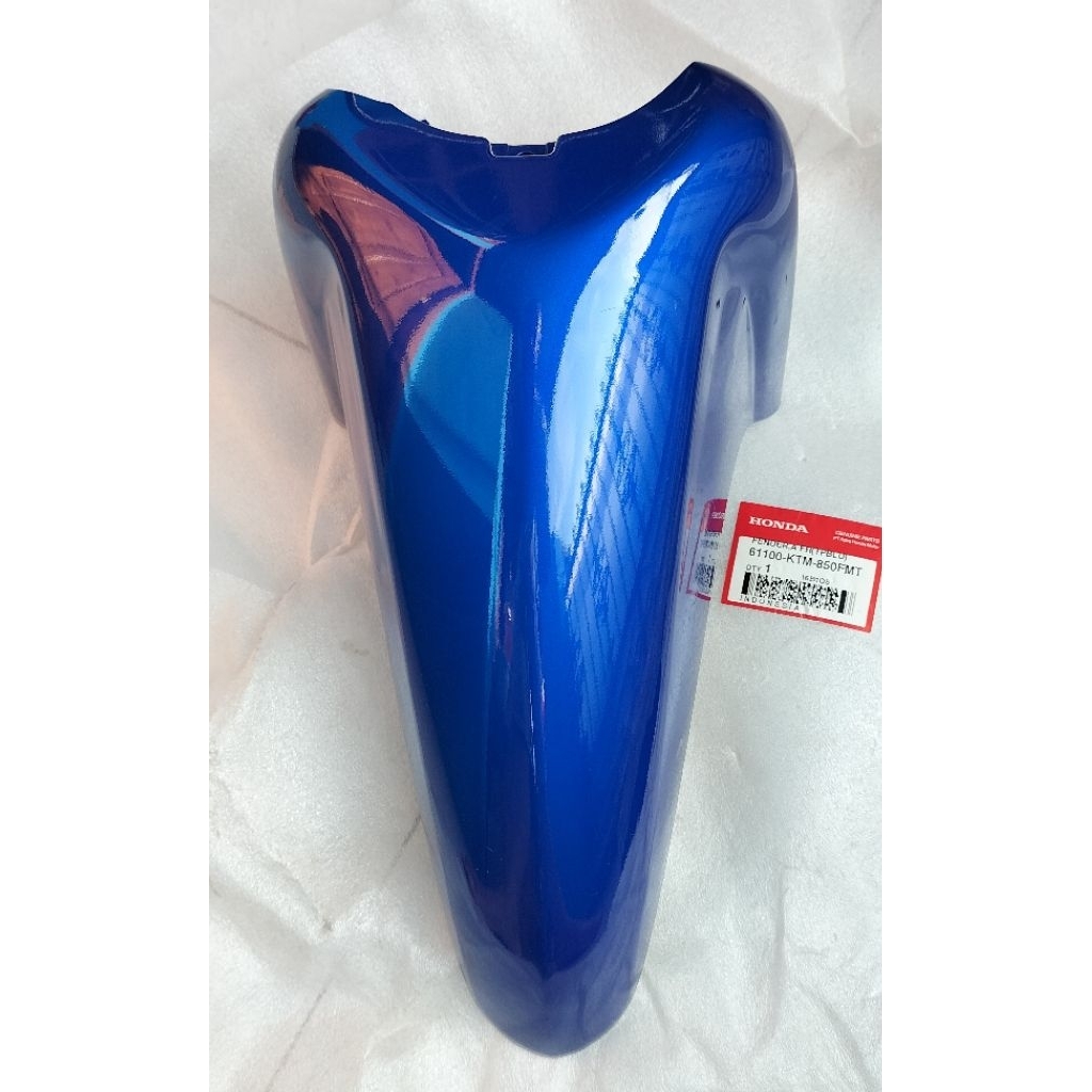 61100-KTM-850FMT Spakbor Depan Honda Supra X 125 Biru ORI AHM