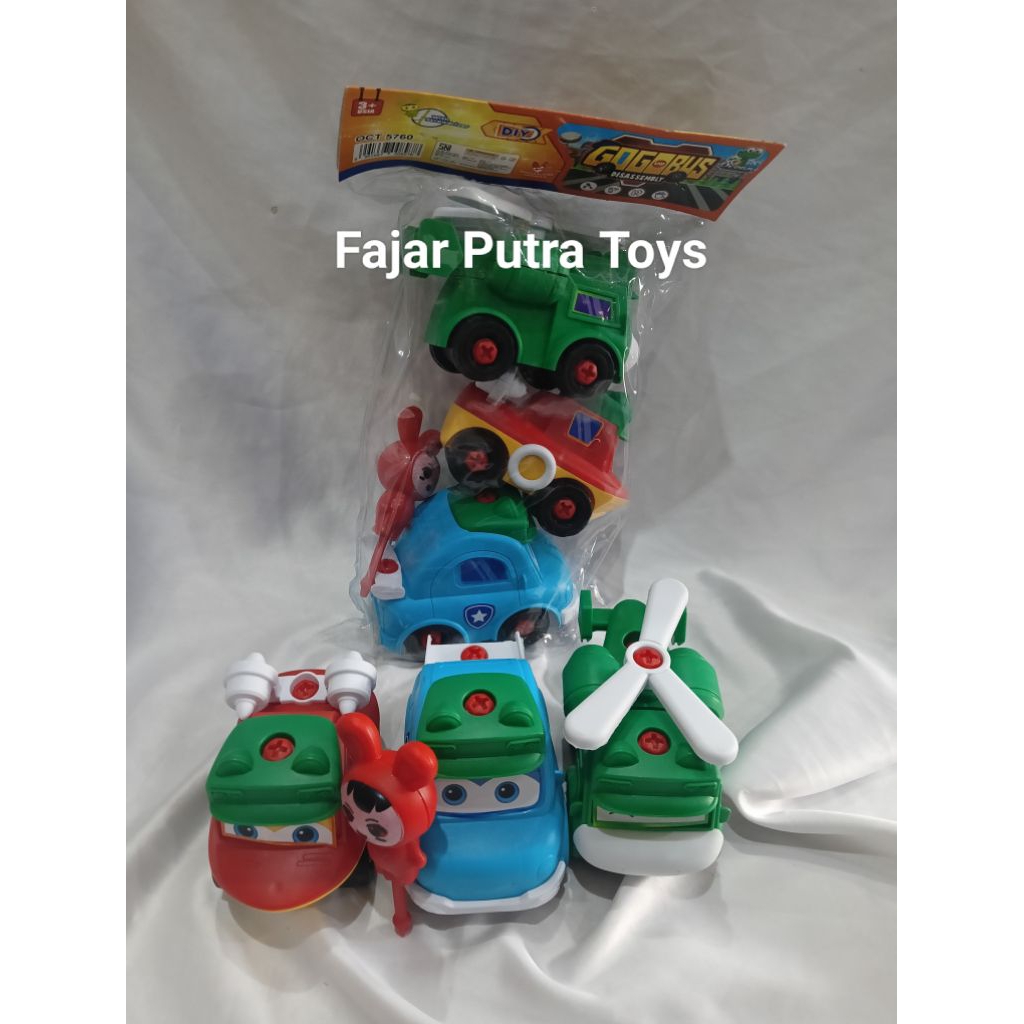 OCEAN Grosir Mainan Edukasi Anak Kendaraan GogoBus Obeng 5769