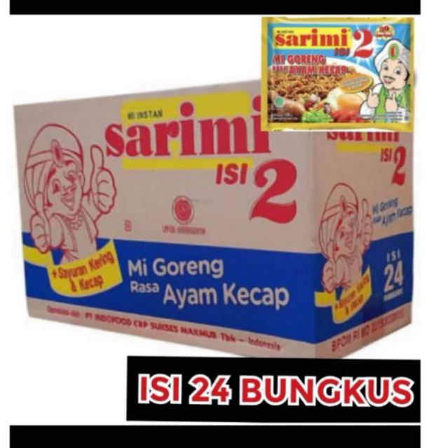 

sarimi isi dua goreng / sarimi ayam kecap