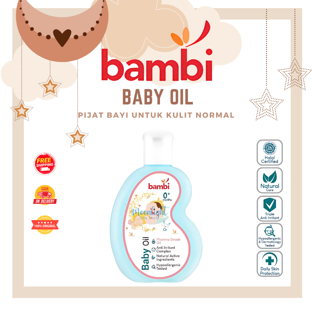 Bambi Baby Oil 100ml for Normal - Sensitif Skin