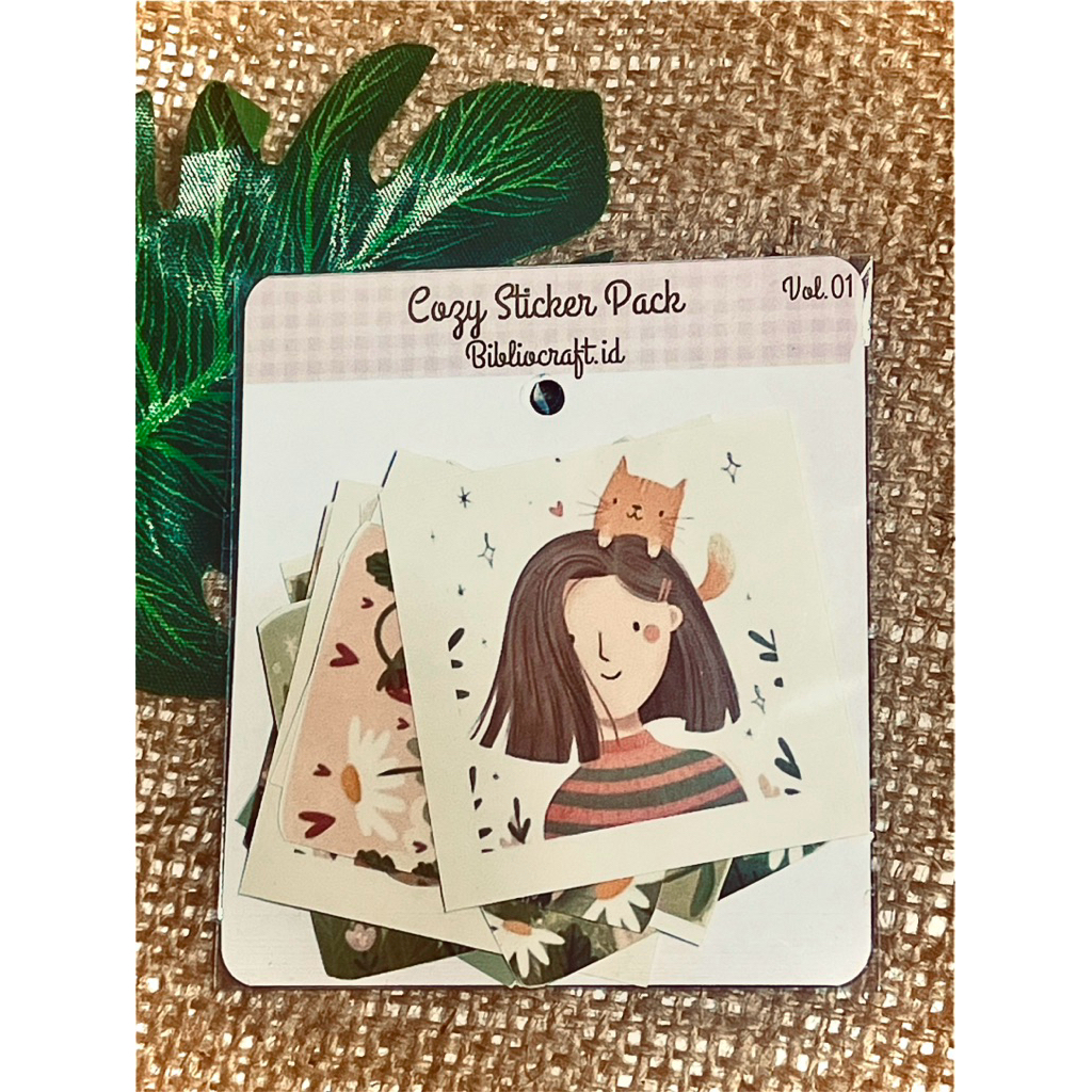 

Bibliocraft.id | Sticker Pack Seri Cozy | Sticker Matte Glossy Vinyl