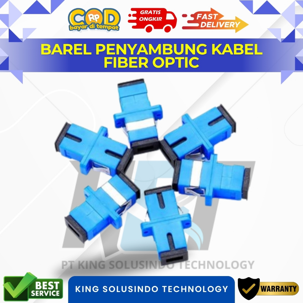 Barel FO SC UPC Sambungan Adaptor Fiber Optic
