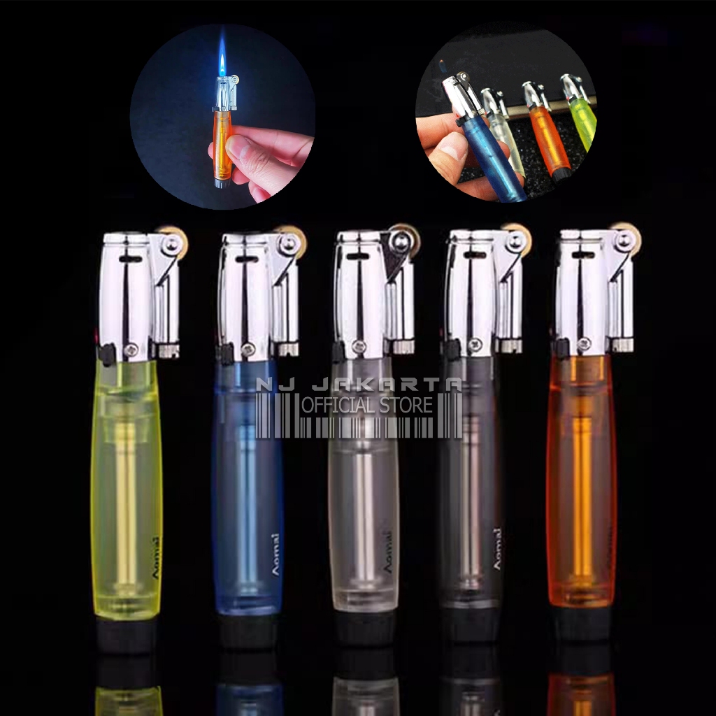 Korek api AOMAI isi gas api lilin terbang Mancis Lighter