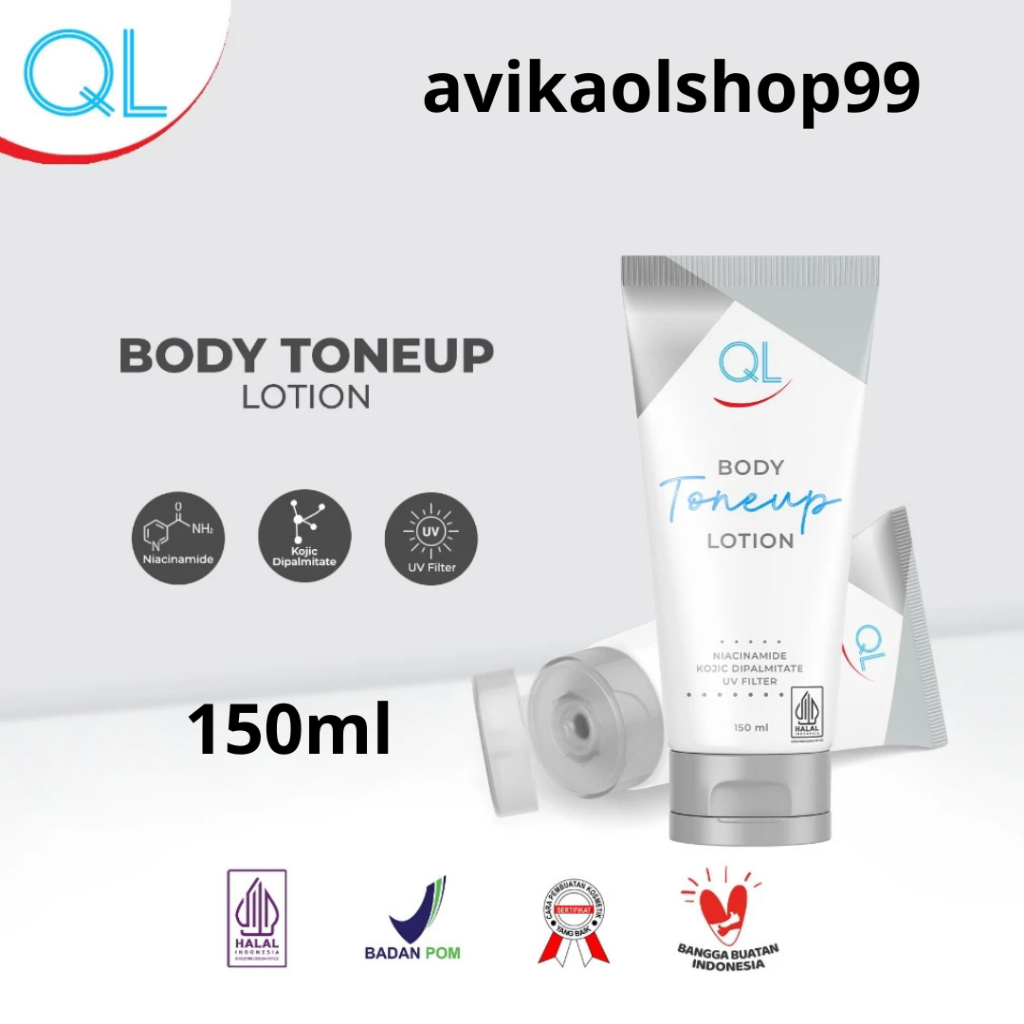 QL Tone Up Lotion / Tone Up Firming Lotion 150ml | Handbody 2x Instant Brightening