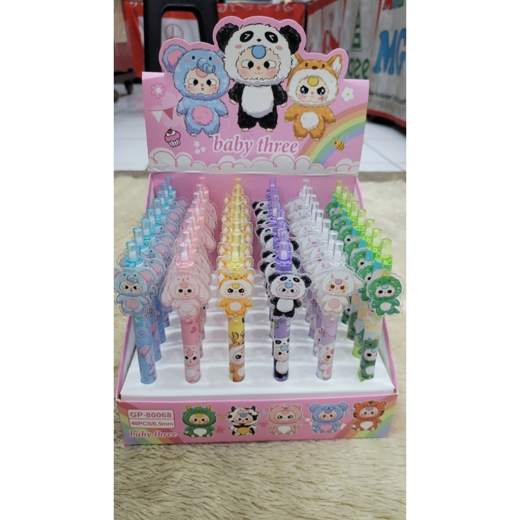 

Pulpen Gel Akrilik Lucu Gambar Baby Three – Tinta Halus, Nyaman untuk Menulis