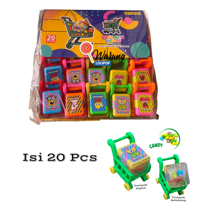 

Permen Sankie Troli 20 x 10 gr Rasa Buah – Mainan Seru + Permen Lezat!