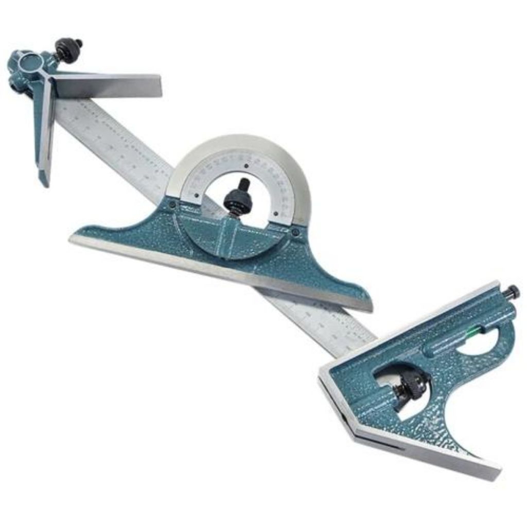 

Combination Square | Universal Bevel Protractor 0-180 & 0-360-180 Derajat - 360