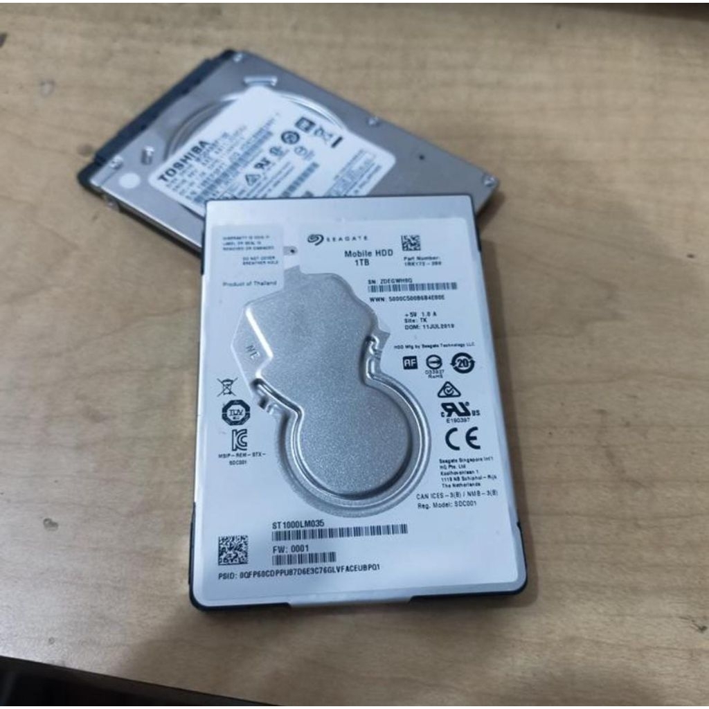 Hardisk HDD laptop Second 1Tb