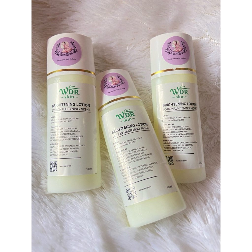 Lotion malam WDR/ lotion malam widodari / lotion pemutih / Hb pemutih dosting / lotion